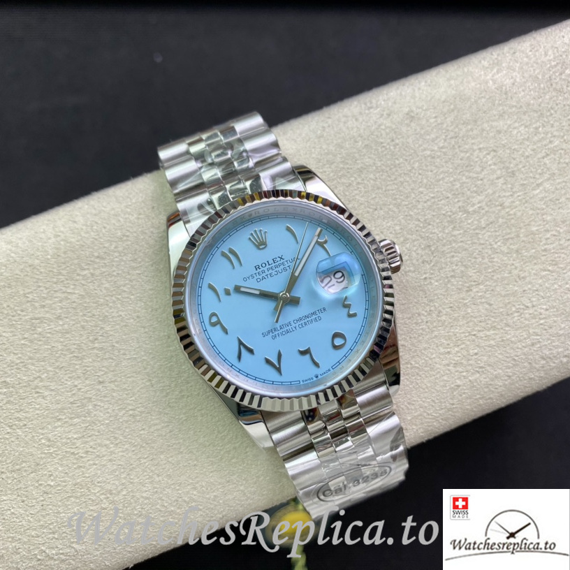 Swiss Rolex Datejust Replica Stainless steel strap 41MM - WatchesReplica.is
