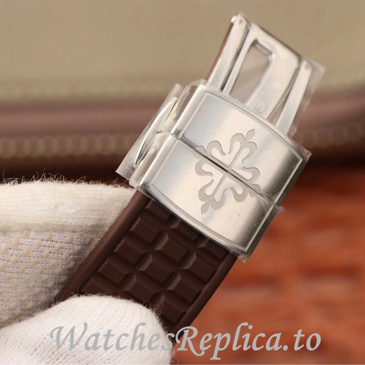 Patek Philippe Replica Aquanaut 5068 Rubber strap 35.6MM - WatchesReplica.is