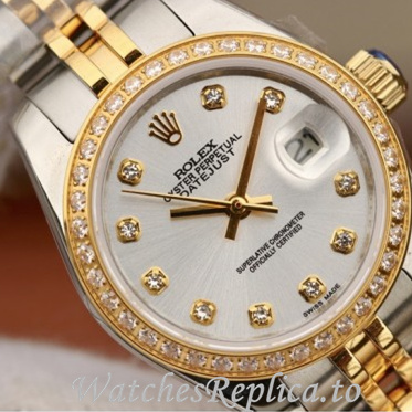 Swiss Rolex Datejust Replica 279383 Stainless steel strap 28MM - WatchesReplica.is