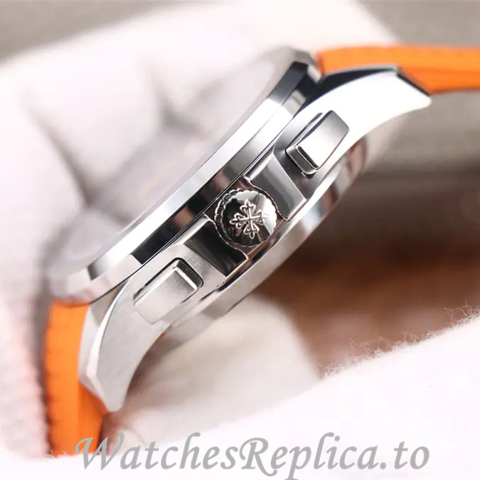 Patek Philippe Replica Aquanaut 5968A-001 Rubber strap 40MM - WatchesReplica.is