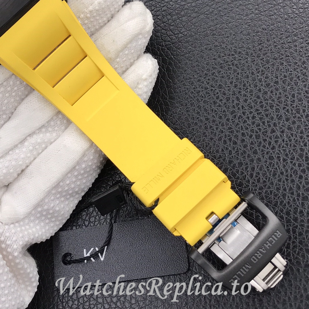 Richard Mille Replica RM-011 Rubber strap 50MM - WatchesReplica.is