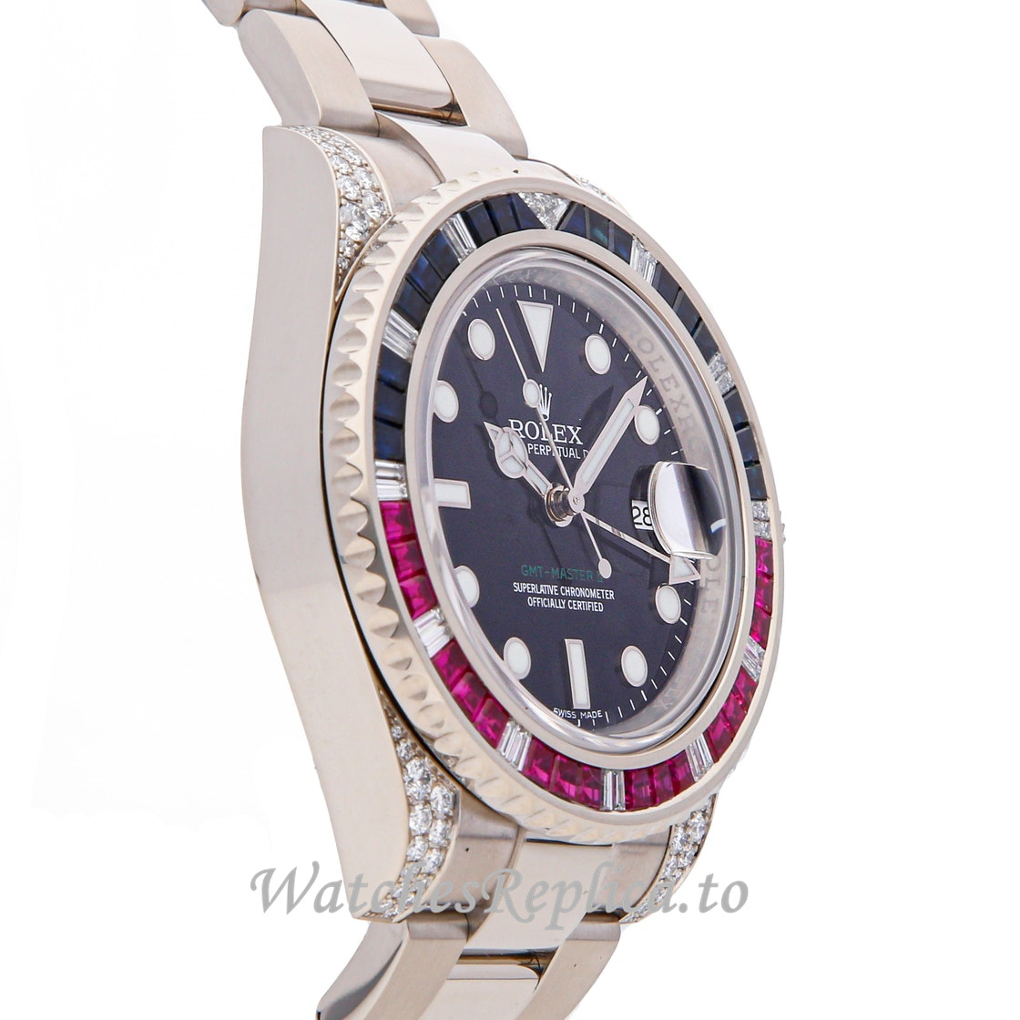 Replica Rolex GMT Master II 116759SARU 40MM Mens Watch - WatchesReplica.is