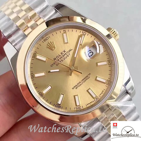 Swiss Rolex Datejust Replica 126303 Stainless steel strap 41MM - WatchesReplica.is