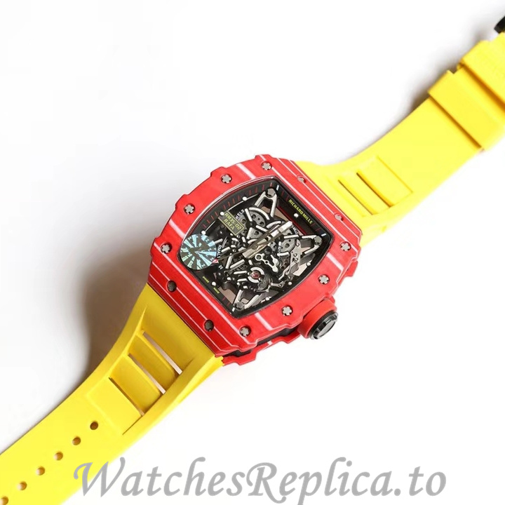 Richard Mille Replica RM35-02 Rubber strap 50MM - WatchesReplica.is