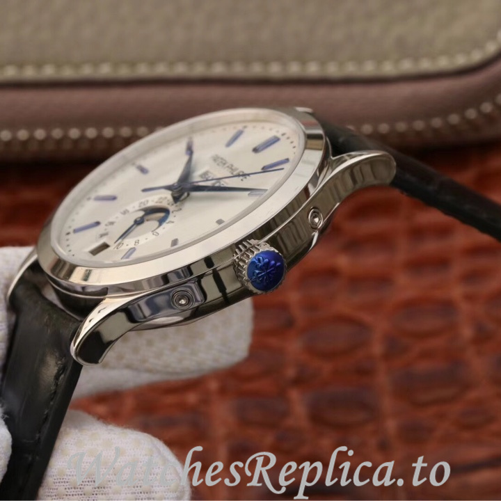 Patek Philippe Replica Complications 5396 Leather strap 38.5MM - WatchesReplica.is
