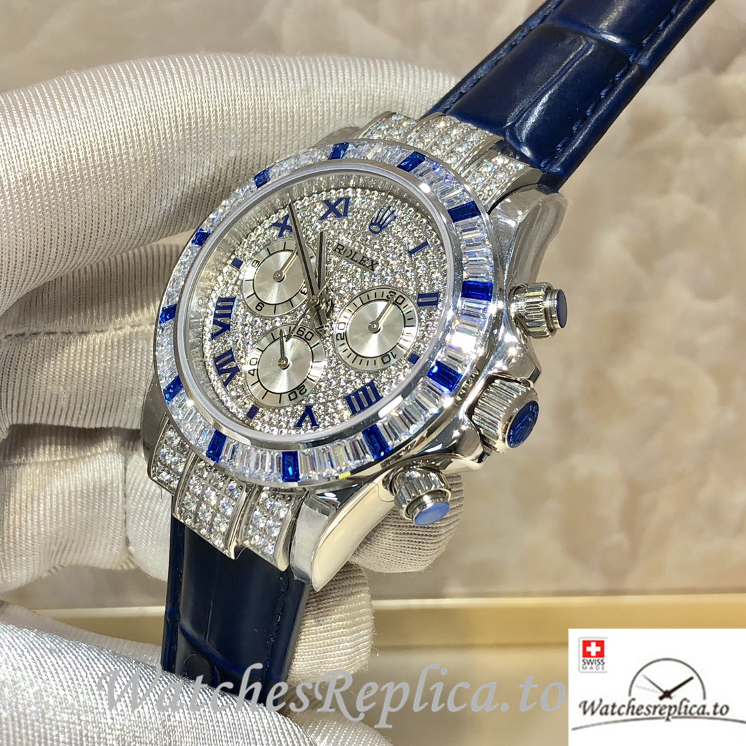 Swiss Rolex Daytona 116599 Replica Leather strap 40MM - WatchesReplica.is