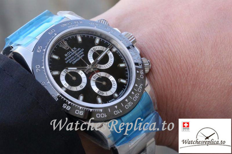 Swiss Rolex Daytona Cosmograph Replica 116500LN Stick Markers 40MM - WatchesReplica.is