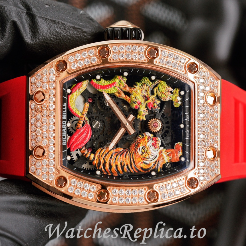Richard Mille Replica RM51-01 Rubber strap 50MM - WatchesReplica.is
