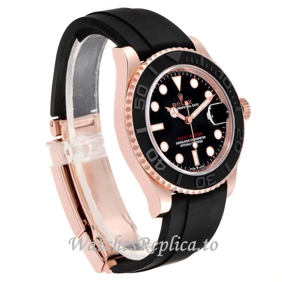 Replica Rolex Yachtmaster 126655 Rose Gold - WatchesReplica.is