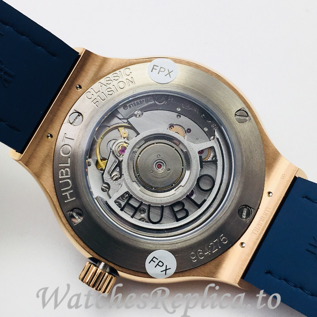 Hublot Replica Classic-Fusion-Series Leather strap 38MM - WatchesReplica.is