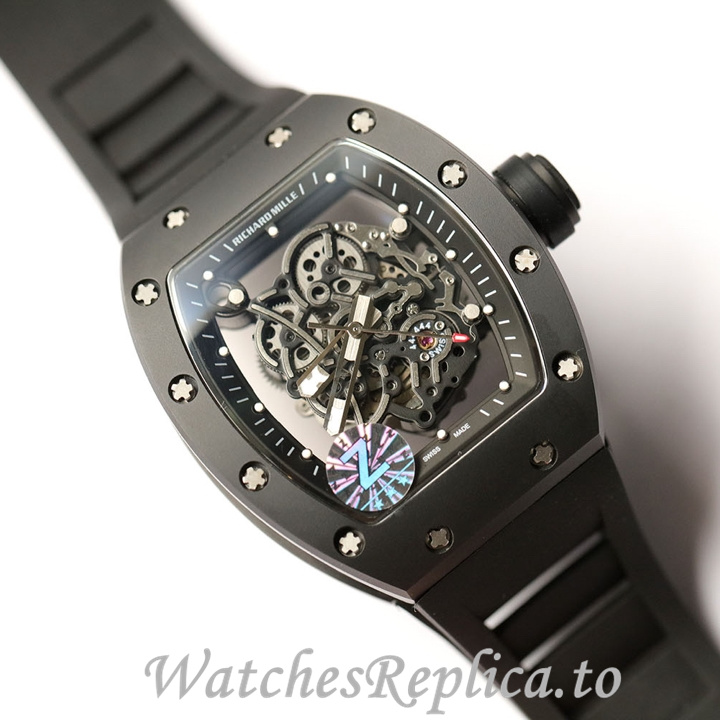 Richard Mille Replica RM055 Rubber strap 50MM - WatchesReplica.is