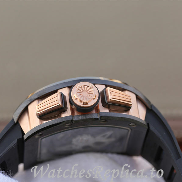 Richard Mille Replica RM011 Rubber strap 50MM - WatchesReplica.is