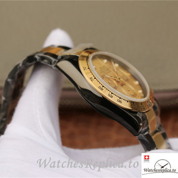 Swiss Rolex Daytona Replica 116598RBOW Stainless steel strap 40MM - WatchesReplica.is