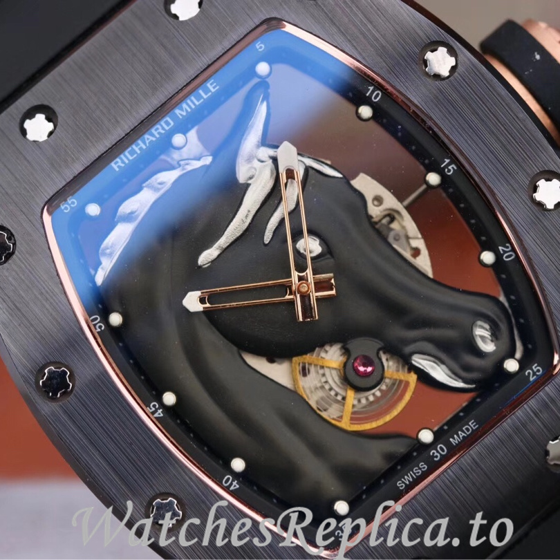 Richard Mille Replica RM52-02 Rubber strap 50MM - WatchesReplica.is