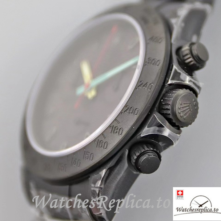 Swiss Rolex Daytona Replica Stainless steel strap 40MM - WatchesReplica.is