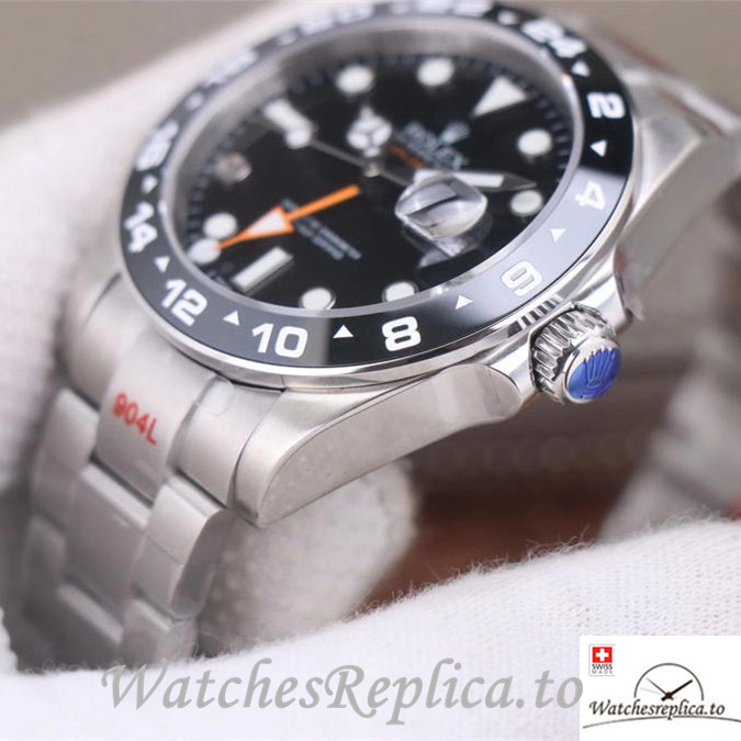 Swiss Rolex Explorer Replica 216570 77210 Stainless steel strap 42MM Black Dial - WatchesReplica.is
