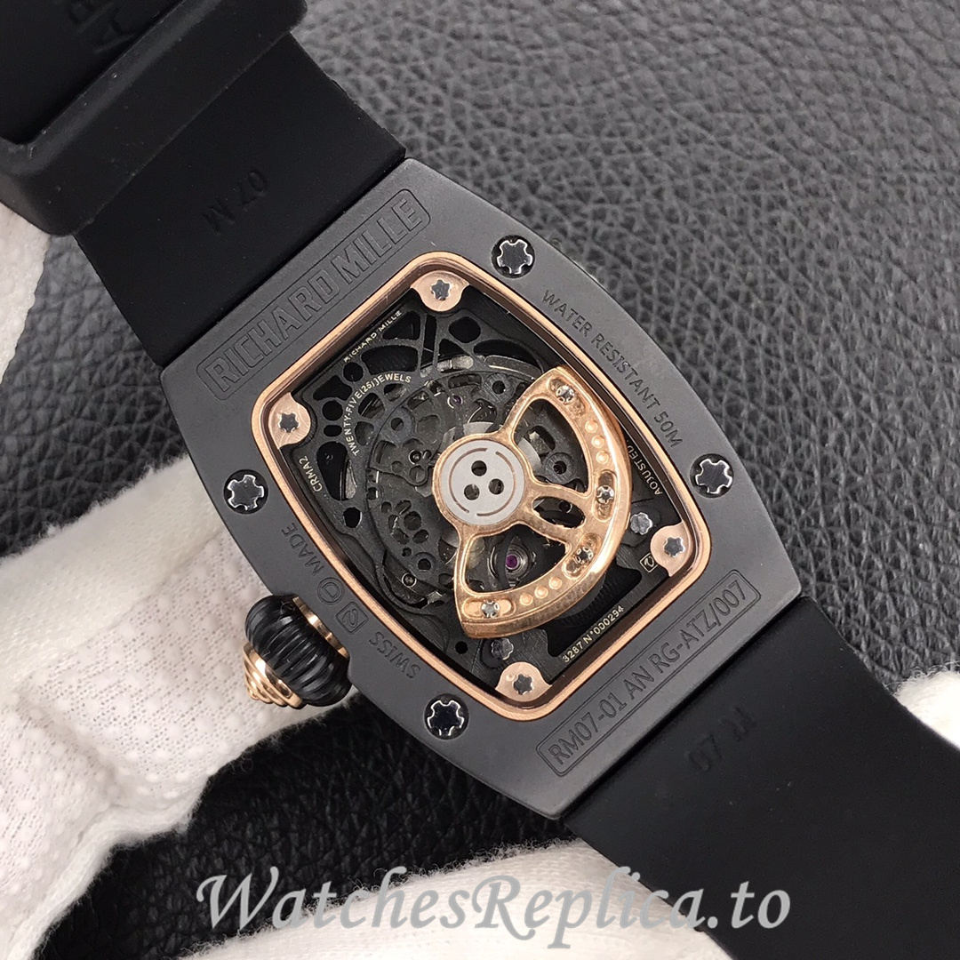 Richard Mille Replica RM-07 Rubber strap 50MM - WatchesReplica.is