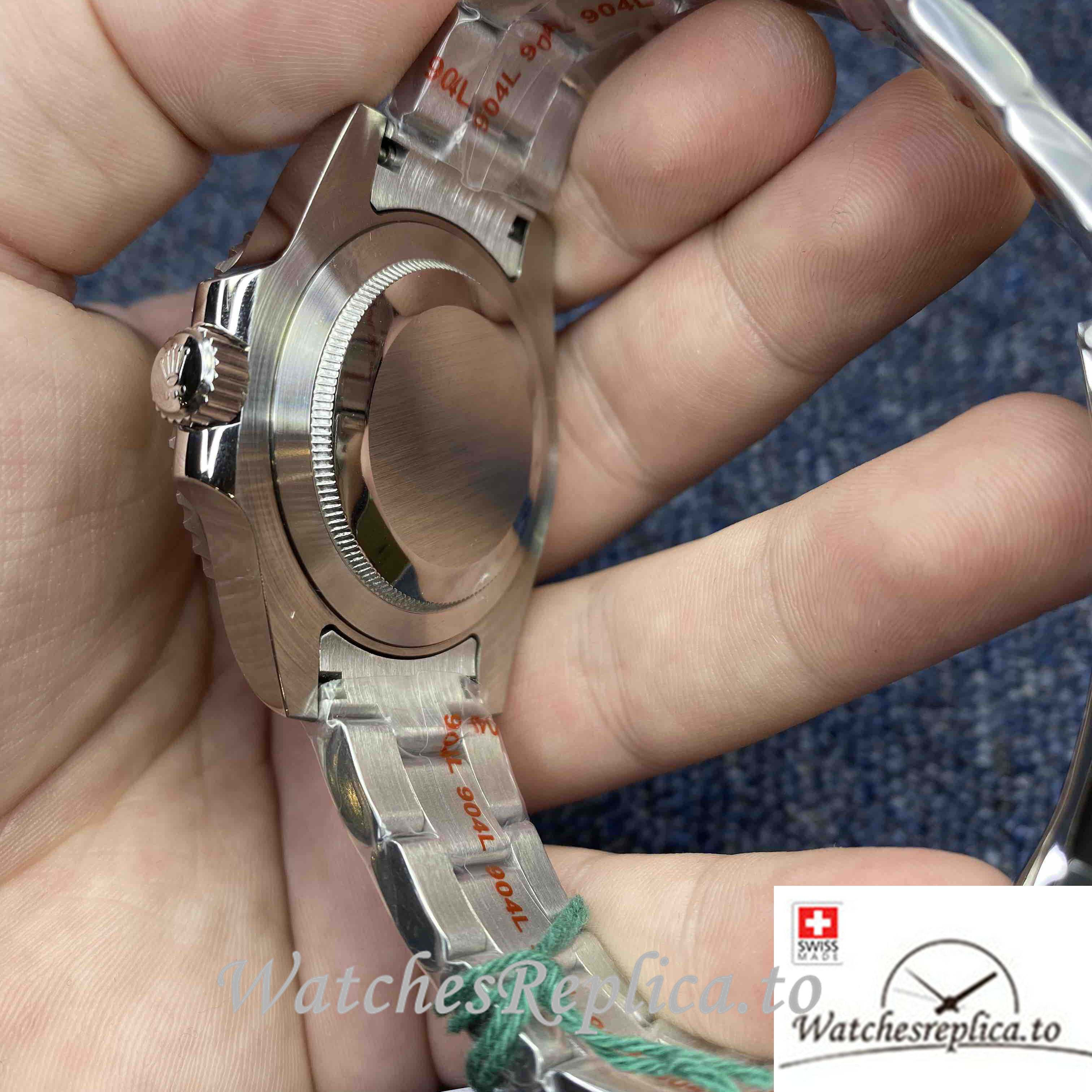 Swiss Rolex Submariner Replica 116610LV Stainless steel strap 40MM - WatchesReplica.is