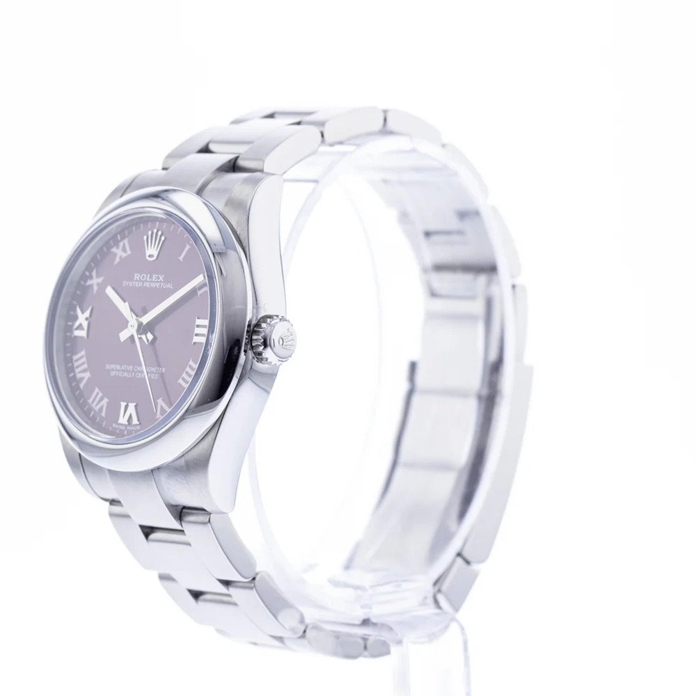 Rolex Oyster Perpetual Purple Dial 177200 31mm - WatchesReplica.is