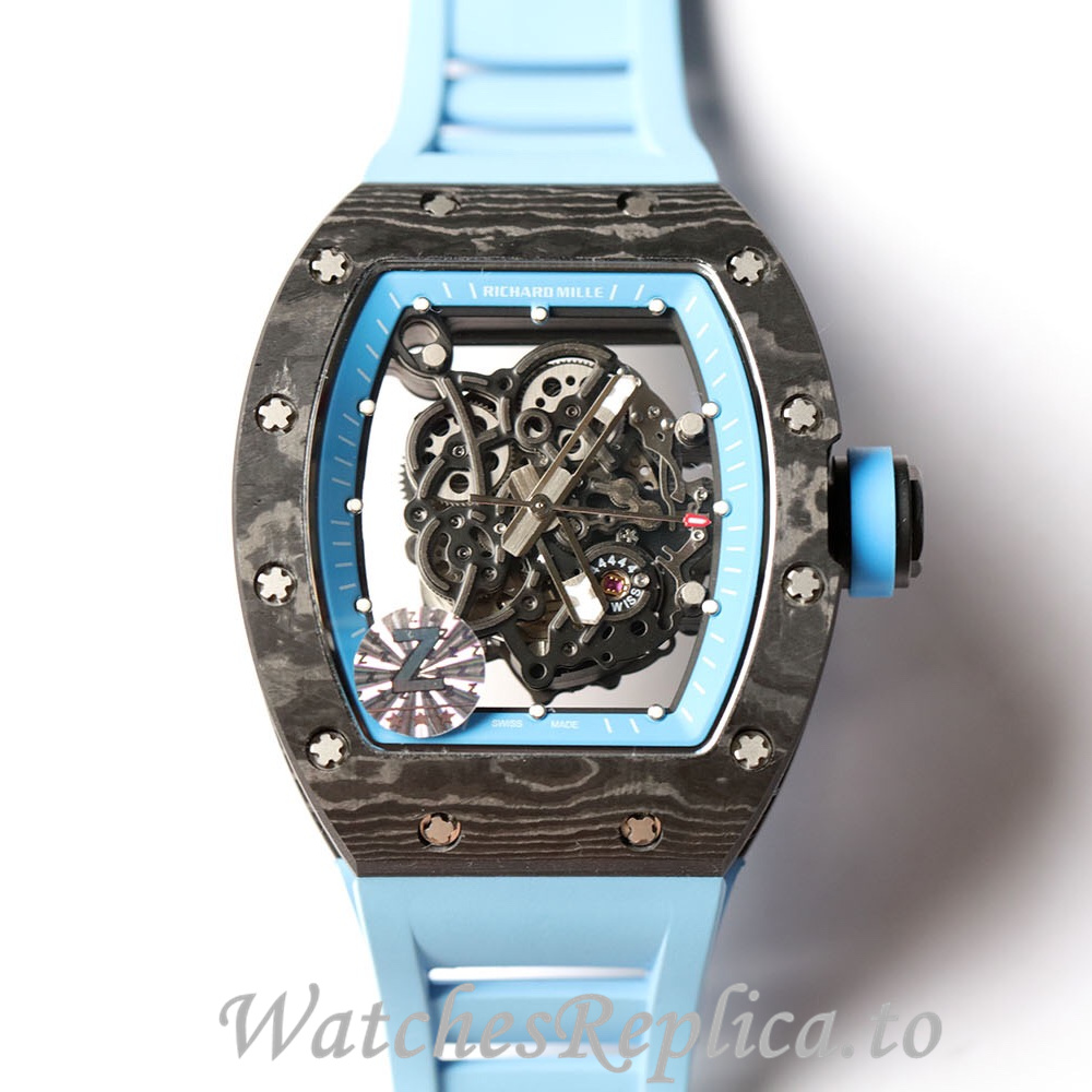 Richard Mille Replica RM055 Rubber strap 50MM - WatchesReplica.is