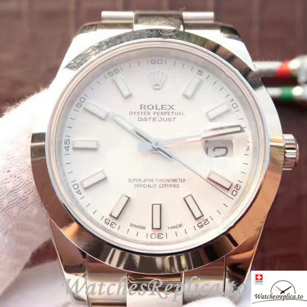 Swiss Rolex Datejust 116200-72600 Stainless steel strap 41MM - WatchesReplica.is
