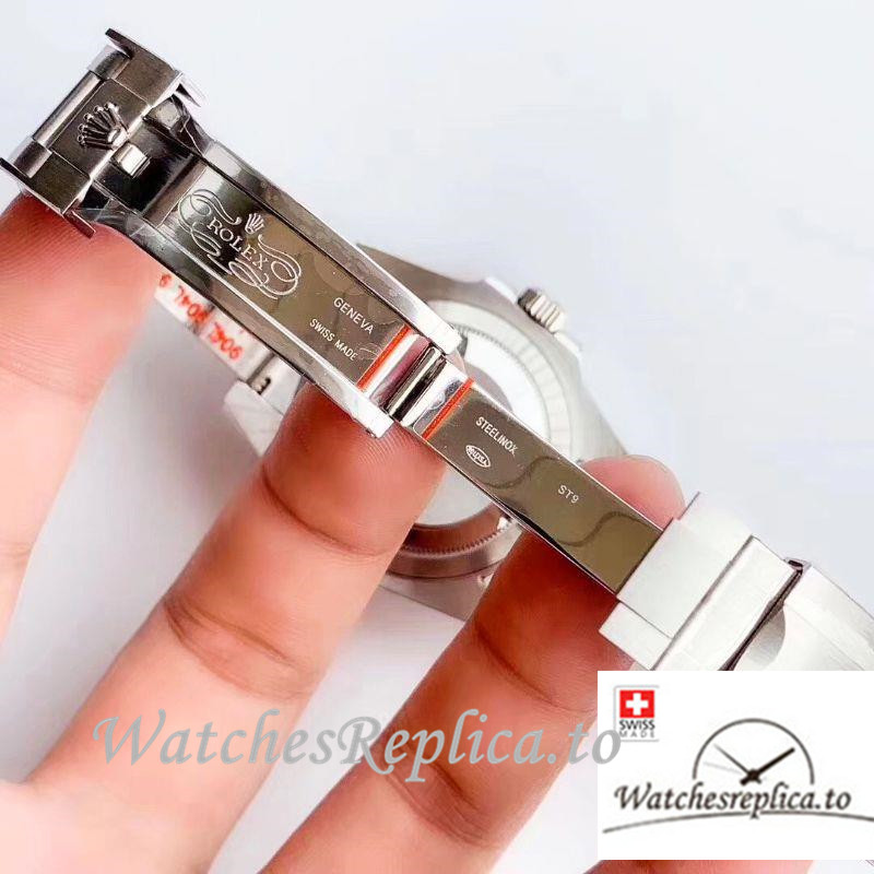 Swiss Rolex Submariner Replica 116610LN Silver Strap 40MM - WatchesReplica.is