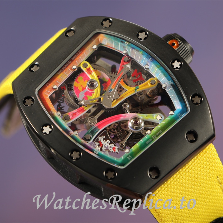 Richard Mille Replica RM68-01 Canvas strap 51MM - WatchesReplica.is