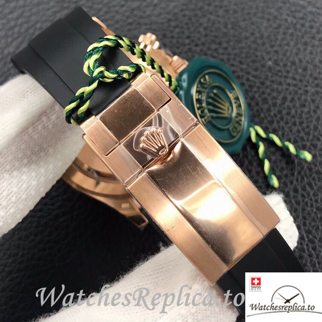 Swiss Rolex Daytona Replica 116515LN Rubber strap 40MM - WatchesReplica.is