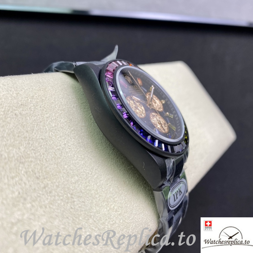 Swiss Rolex Daytona 116598RBOW Replica Stainless steel strap 40MM - WatchesReplica.is