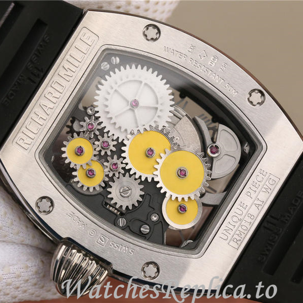 Richard Mille Replica RM018 Rubber strap 48MM - WatchesReplica.is