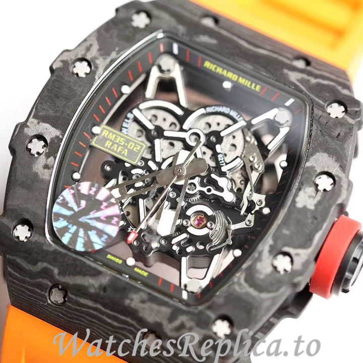 Richard Mille Replica RM35-02 Rubber strap 50MM - WatchesReplica.is