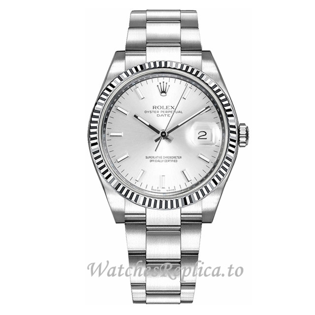 Replica Rolex Date 115234-8 36MM - WatchesReplica.is