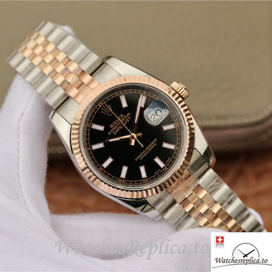 Swiss Rolex Datejust Replica 116231-0083 Stainless steel strap 36MM - WatchesReplica.is