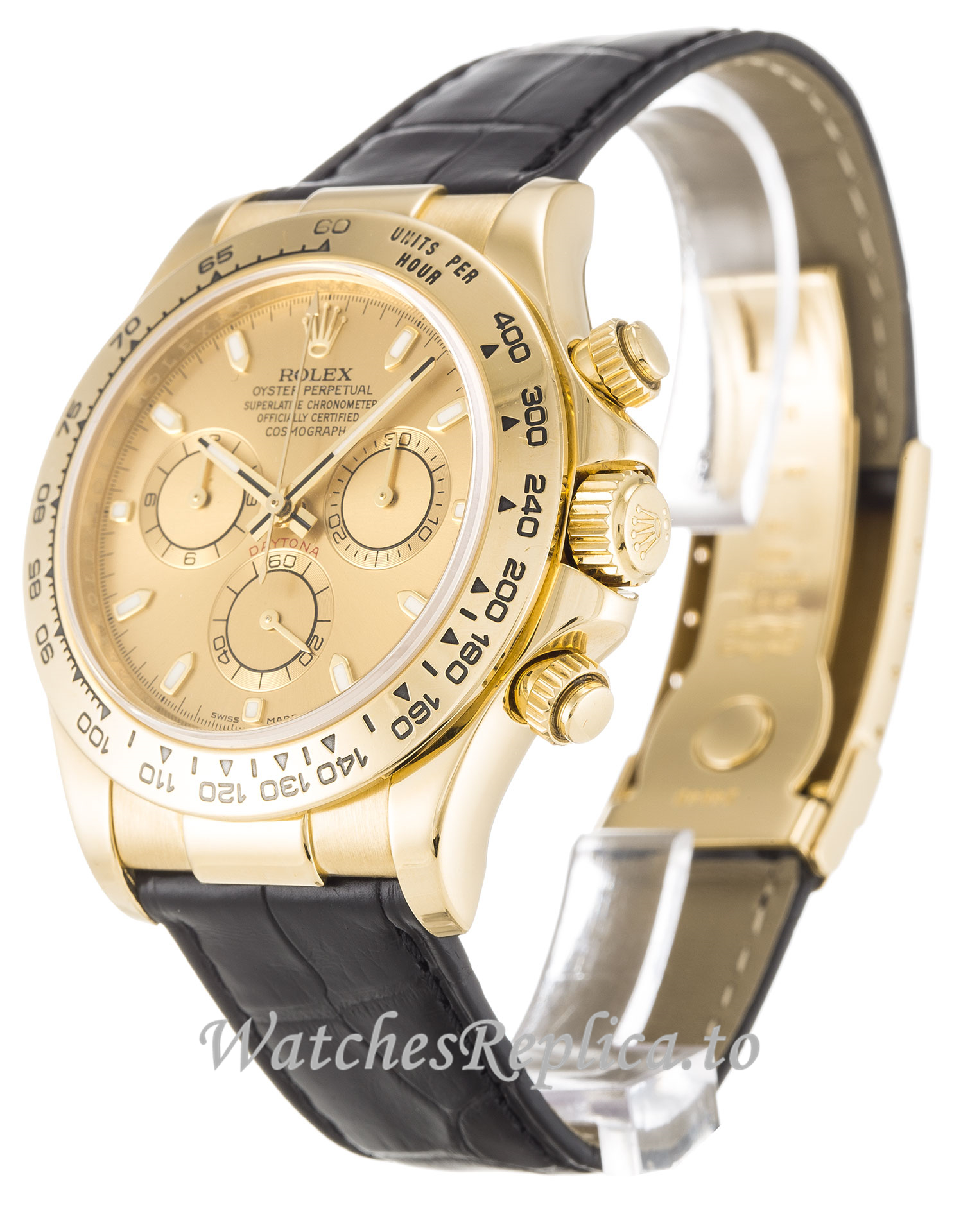 Rolex Daytona Champagne Dial 116518 - WatchesReplica.is