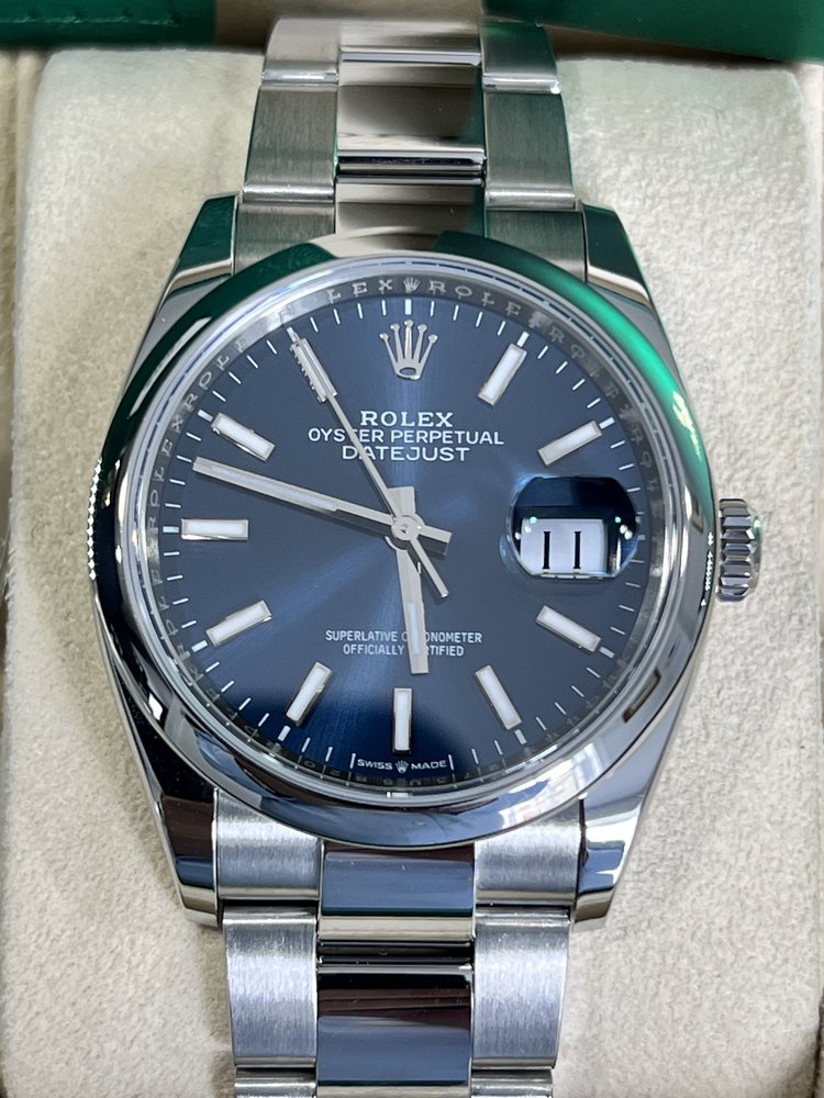 Rolex Datejust 36mm Oyster Bracelet 126200 - WatchesReplica.is