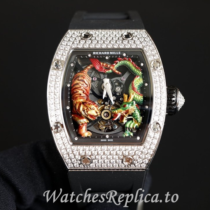 Richard Mille Replica RM51-01 Rubber strap 50MM - WatchesReplica.is