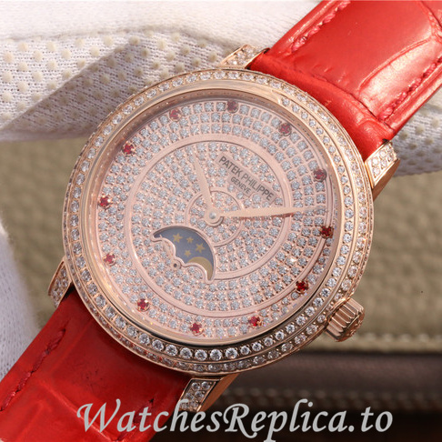 Patek Philippe Replica Complications 4968 Leather strap 33.3MM - WatchesReplica.is