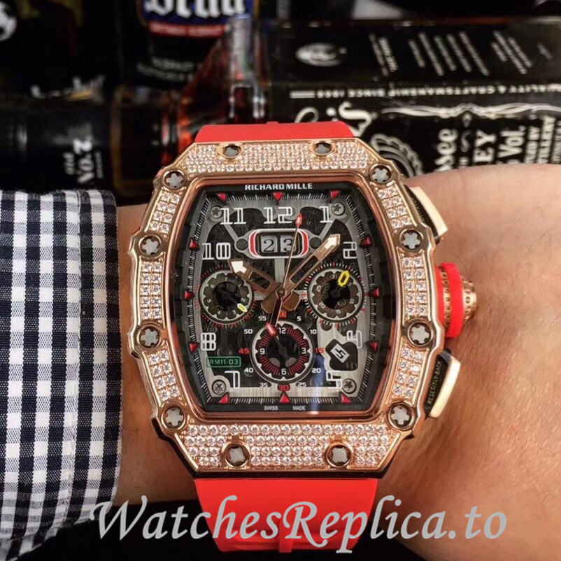 Richard Mille Replica RM11-03 Rubber strap 50MM - WatchesReplica.is