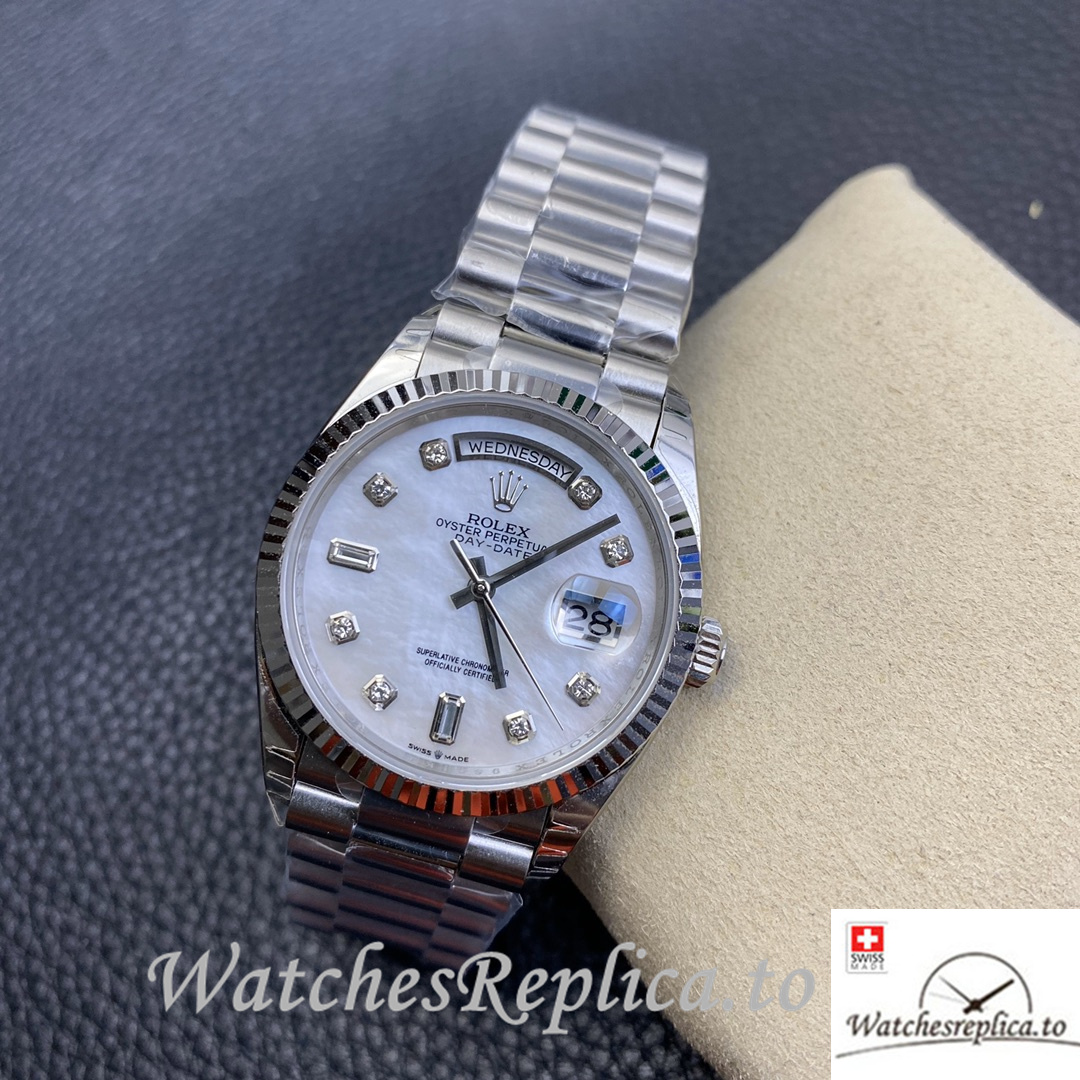 Swiss Rolex Datejust Replica 126233 Stainless steel strap 36MM - WatchesReplica.is