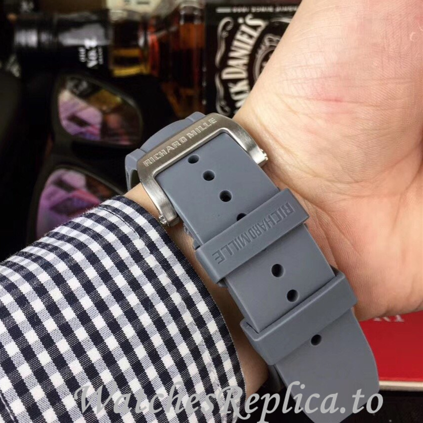Richard Mille Replica RM055 Rubber strap 50MM - WatchesReplica.is