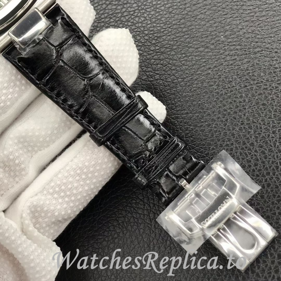 Patek Philippe Replica Nautilus 5711 Leather strap 40MM - WatchesReplica.is
