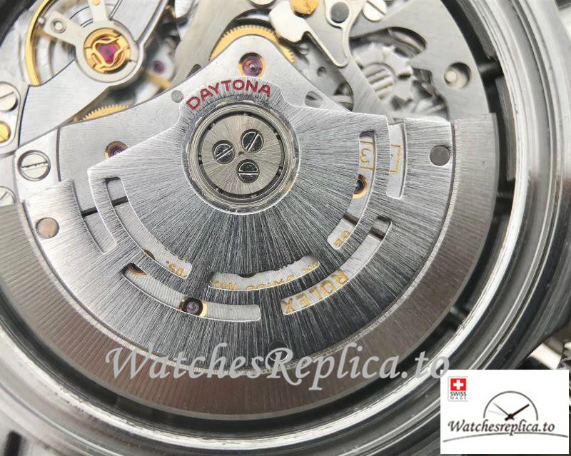 Swiss Rolex Daytona Cosmograph Replica 116519 Black Strap 40MM - WatchesReplica.is