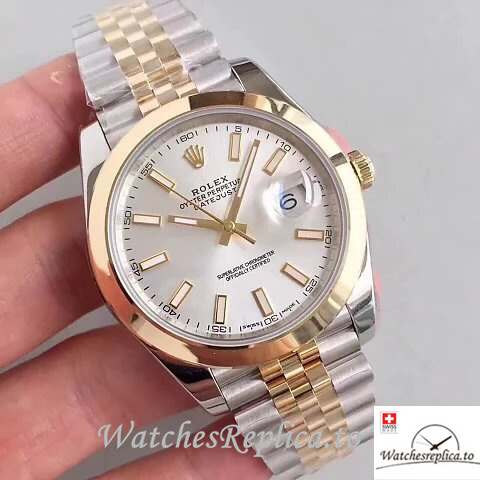 Swiss Rolex Datejust Replica 126303 Stainless steel strap 41MM - WatchesReplica.is