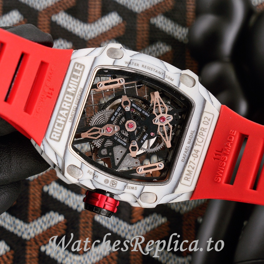 Richard Mille Replica RM27-04 Rubber strap 47.25x38.4MM - WatchesReplica.is
