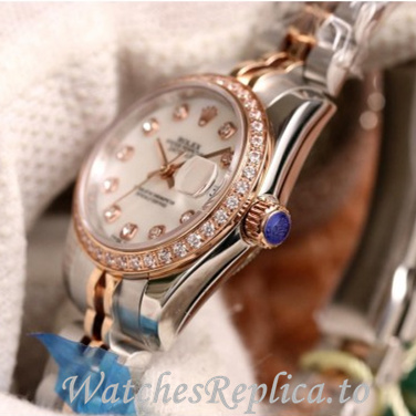 Swiss Rolex Datejust Replica 279383 Stainless steel strap 28MM - WatchesReplica.is