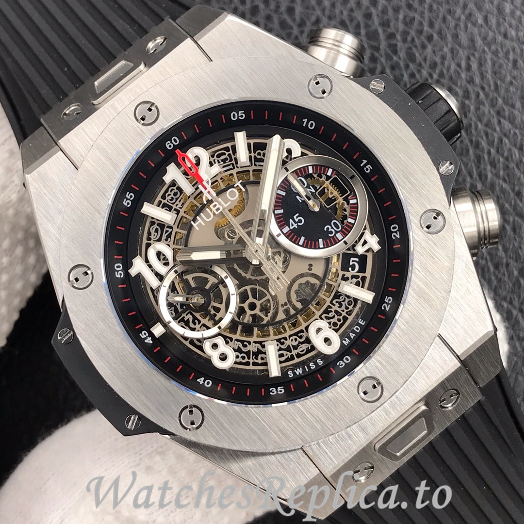 Hublot Replica 411.NM.1170.RX Rubber strap 45MM - WatchesReplica.is