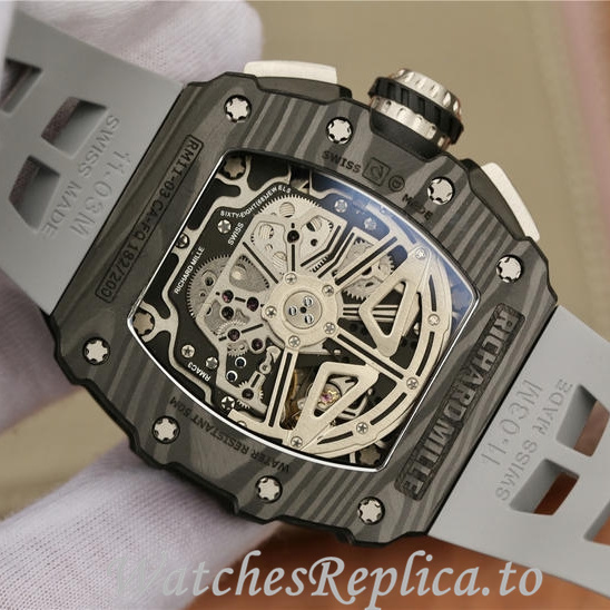 Richard Mille Replica RM11-03 Rubber strap 50MM - WatchesReplica.is