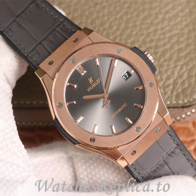 Hublot Replica Classic Fusion Series Leather strap 45MM - WatchesReplica.is