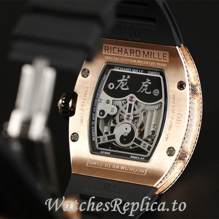 Richard Mille Replica RM51-01 Rubber strap 50MM - WatchesReplica.is