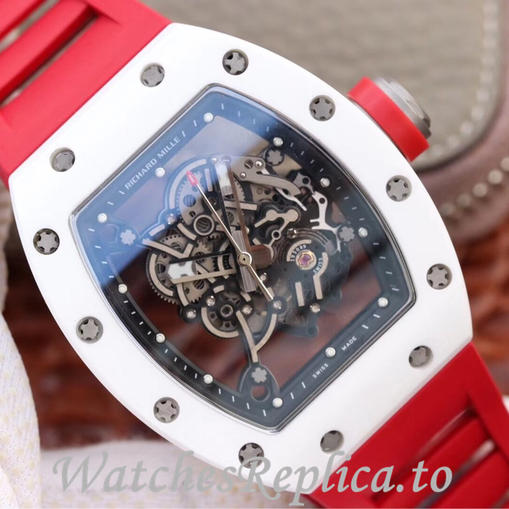 Richard Mille Replica RM055 Rubber strap 50MM - WatchesReplica.is